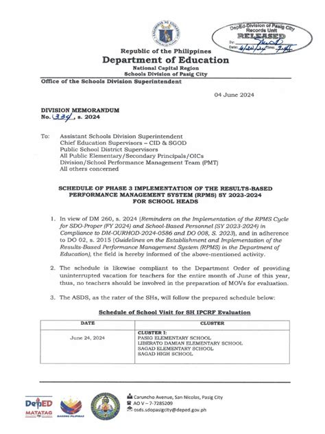 DM NO. 334, S.2022 ORIENTATION ON THE END OF SCHOOL .